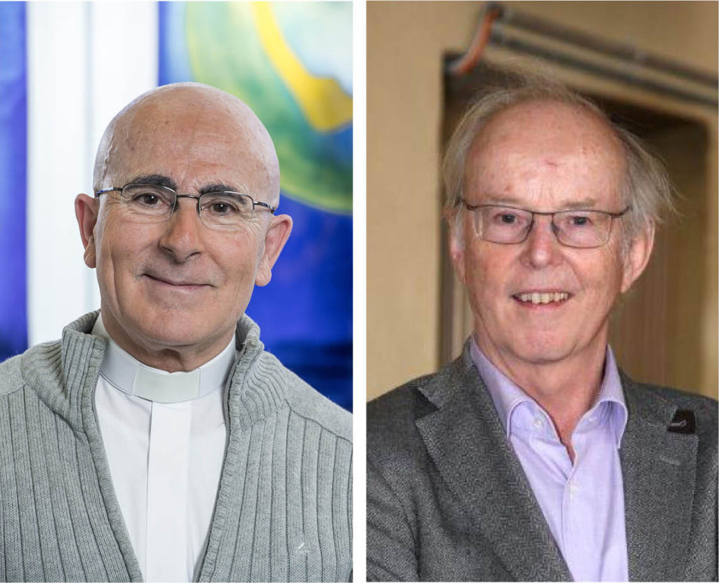 Joseph M. Bonnemain (links), Sekretär, und Toni Brühlmann, Präsident des Fachgremiums «Sexuelle Übergriffe im kirchlichen Umfeld» | © zvg