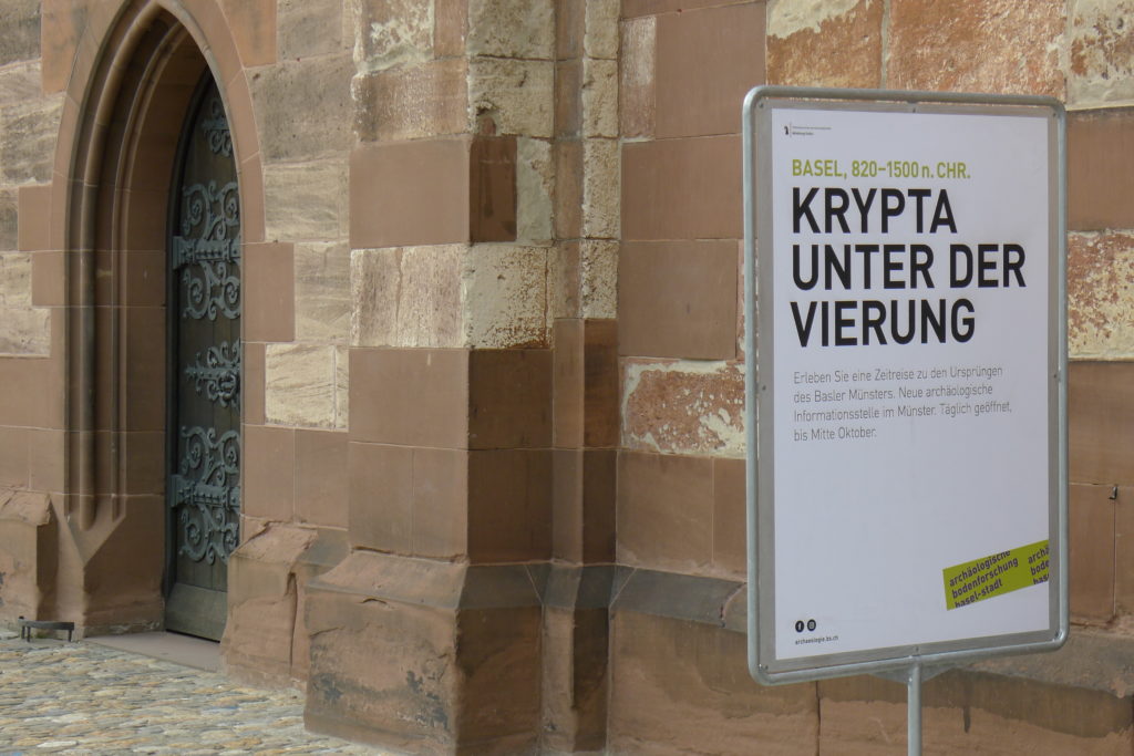 Im Basler Münster ist seit kurzem die Krypta unter der Vierung zugänglich. | © Regula Vogt-Kohler
