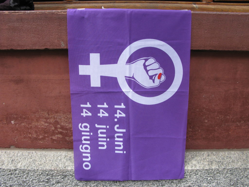 Liestal: Das allgemeine Logo des Frauenstreiks vom 14. Juni 2019.  | © Christian von Arx