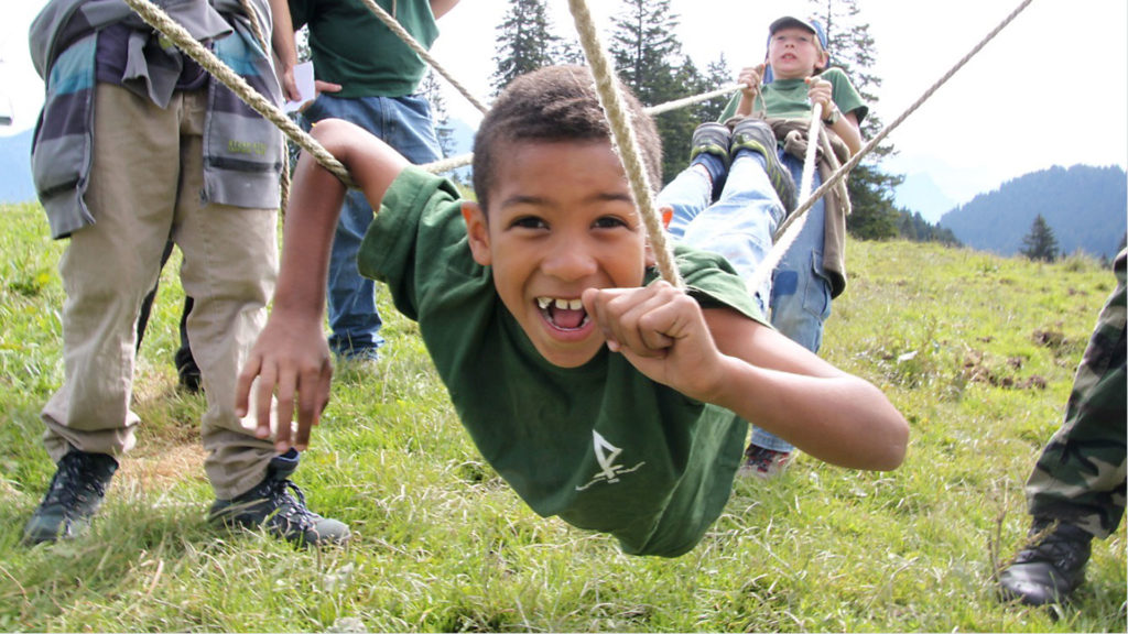 In der Jubla erfahren Kinder Gemeinschaft, 
wagen Neues und entwickeln ihre Fähigkeiten. | © Jungwacht Blauring Schweiz