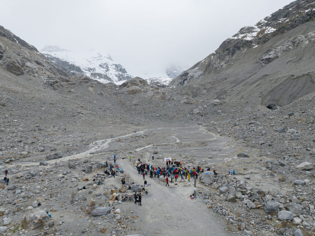 Wie viele Gletscher verliert auch der Morteratsch an Länge und Volumen. | © Andreas Furger, Fastenaktion