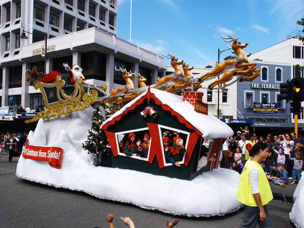 Santa Claus Parade Dunedin New Zealand
