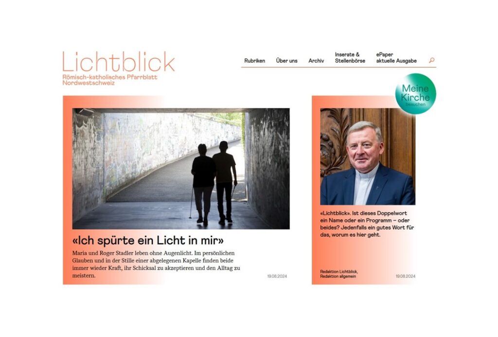 Starteite der neuen Website.